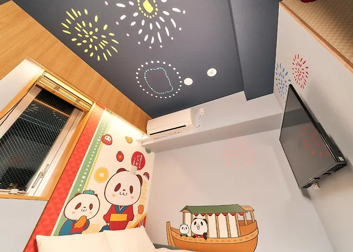 Rakuten STAY Tokyo Asakusa Okaimono Panda Double Room