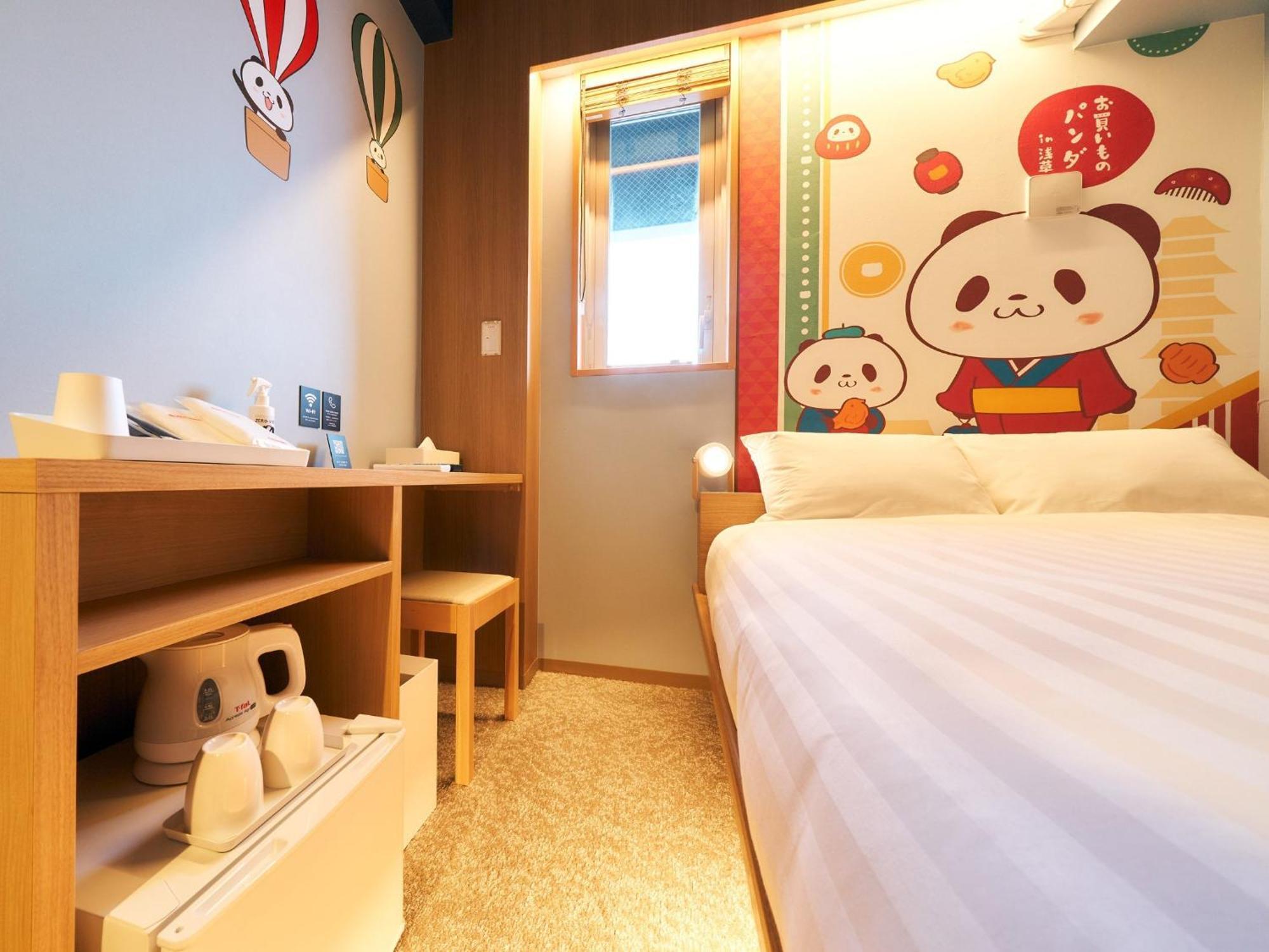Wisma tamu Rakuten Asakusa Okaimono Panda Double Tokyo